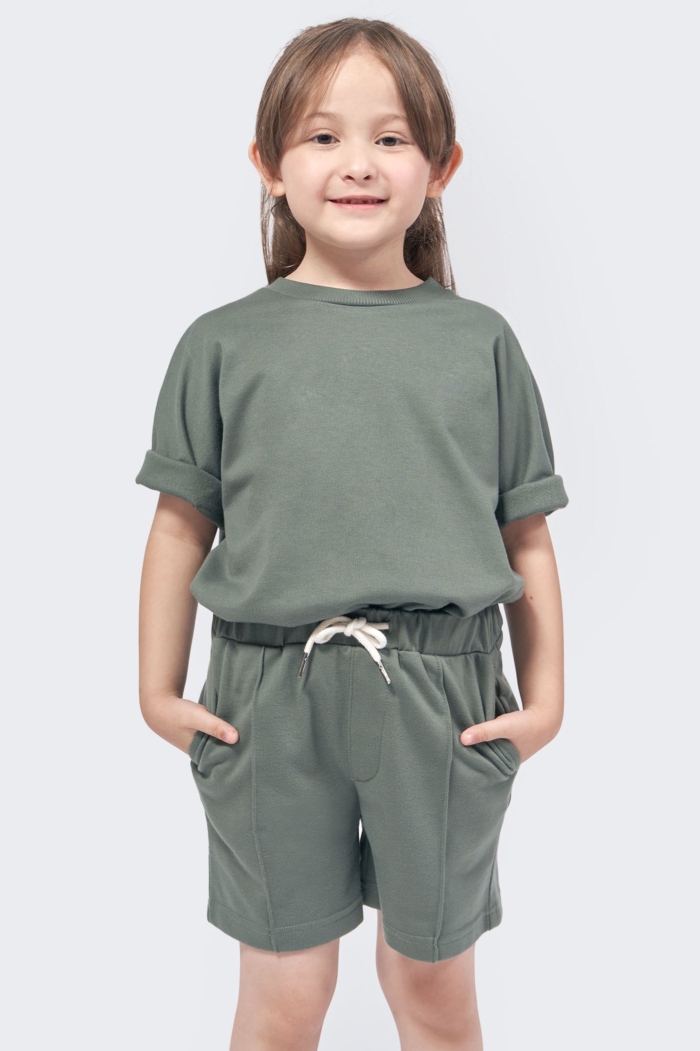 Kids' Terry T-Shirt and Shorts Set