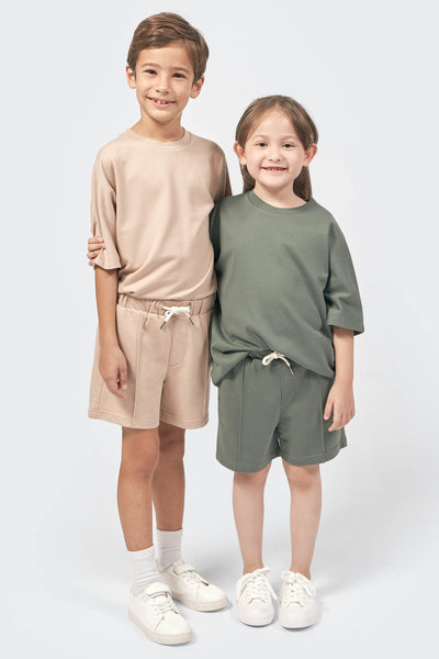 Kids' Terry T-Shirt and Shorts Set