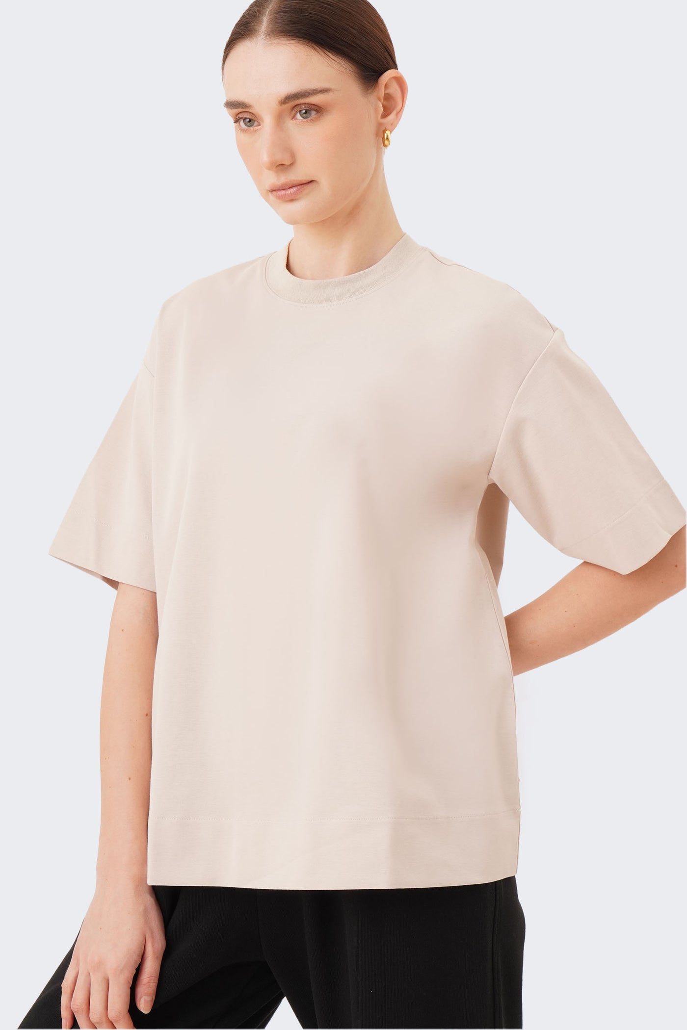 Women's Boxy Thick Edge Crew T-Shirt