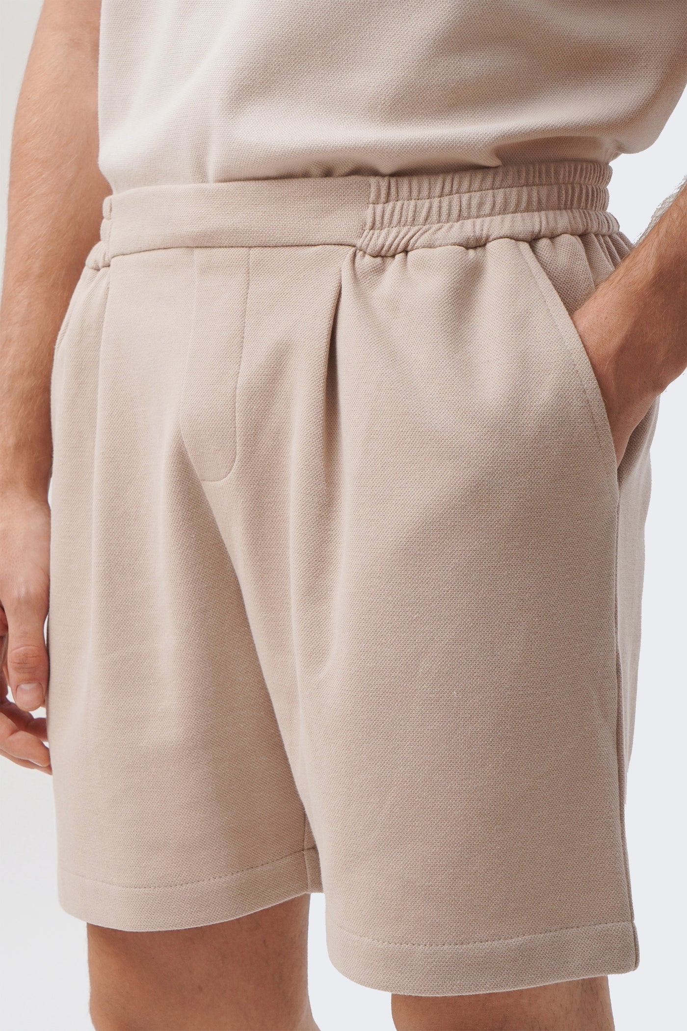 Men's Heavy Knit Pull On Shorts
