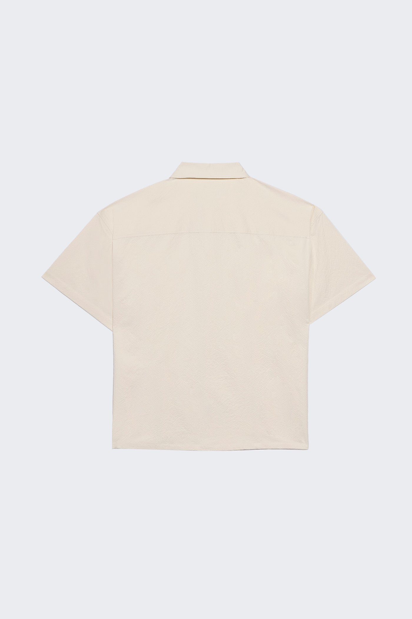 Men's Textured Shirt with Pleated Chest Pockets