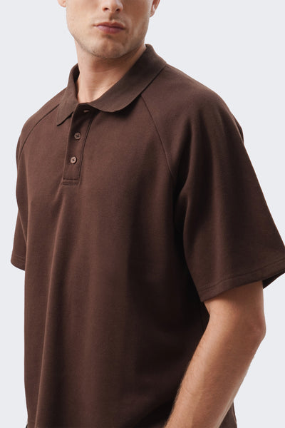 Men's Raglan Short Sleeve Polo