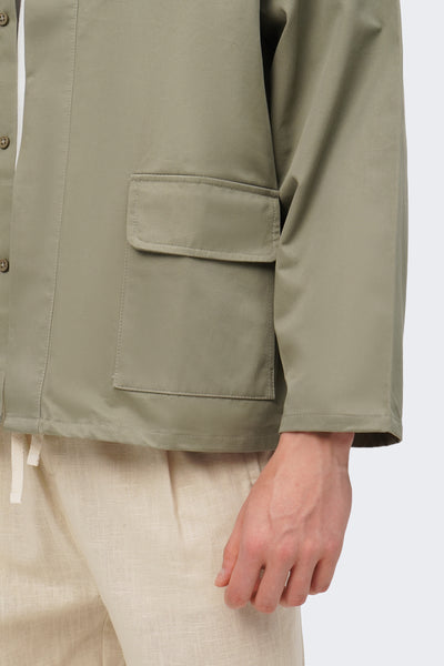 Men's Raglan Jacket with Cargo Pocket