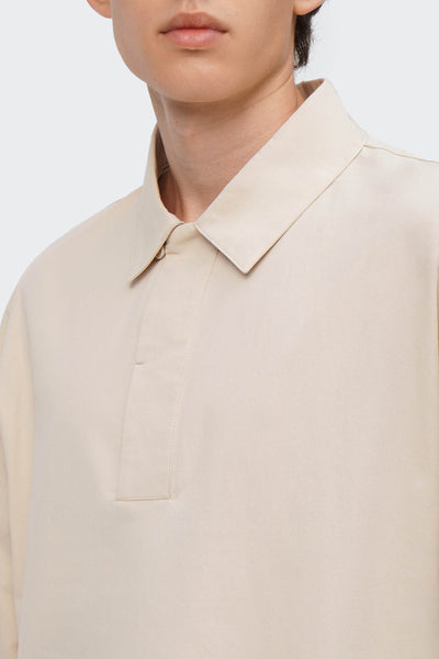 Men's Short Sleeve Thick Placket Shirt