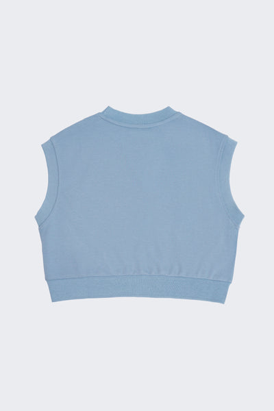 Kids' Extended Sleeve Ribbed Oversized Top