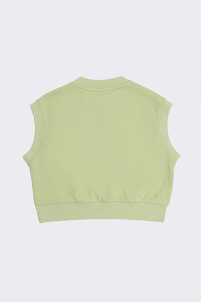 Kids' Extended Sleeve Ribbed Oversized Top