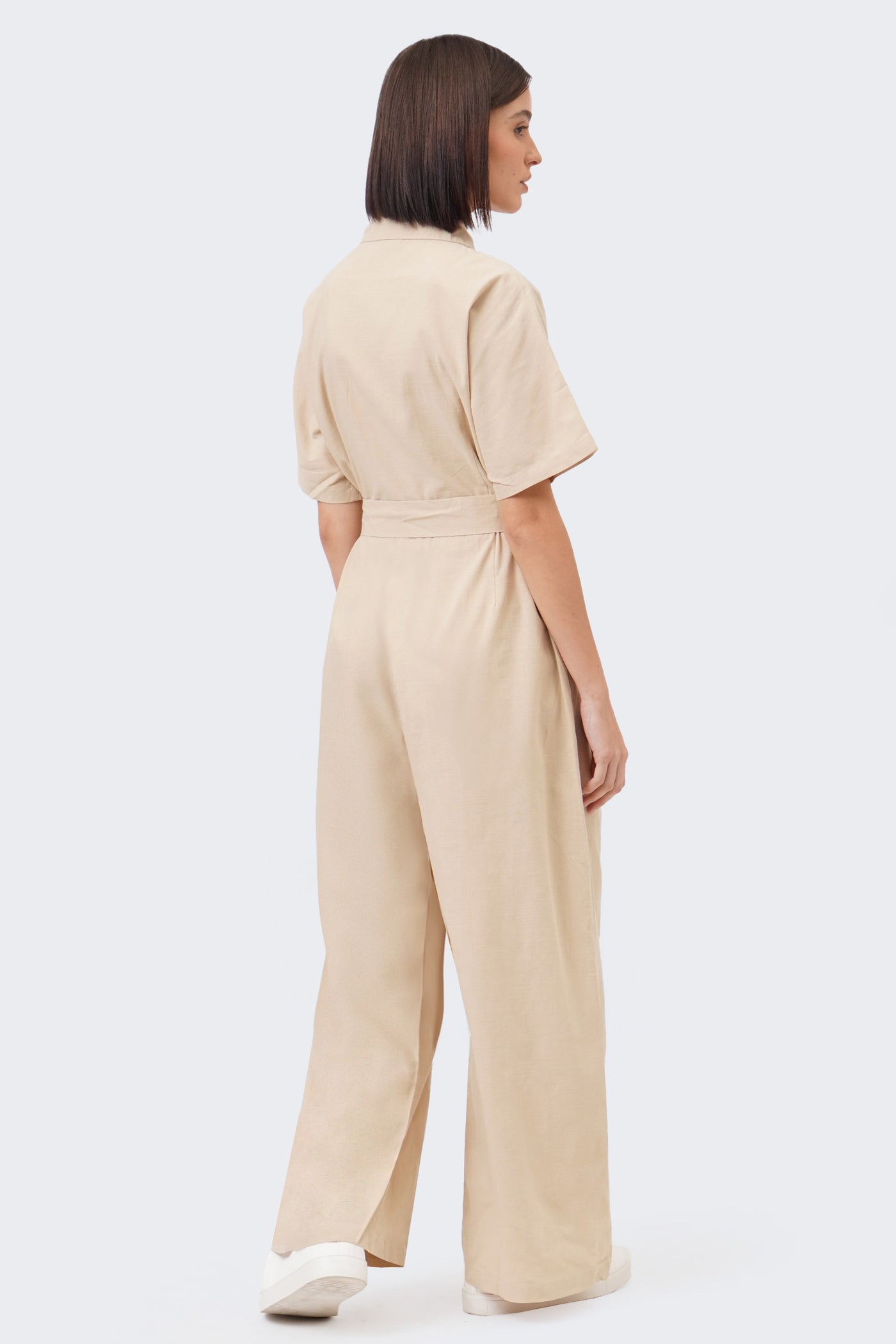 Women's Utilitarian Wide Leg Jumpsuit