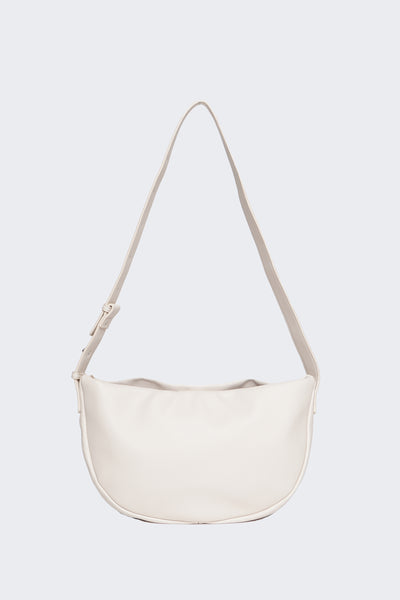 Women's Pebbled Crescent Shape Shoulder Bag