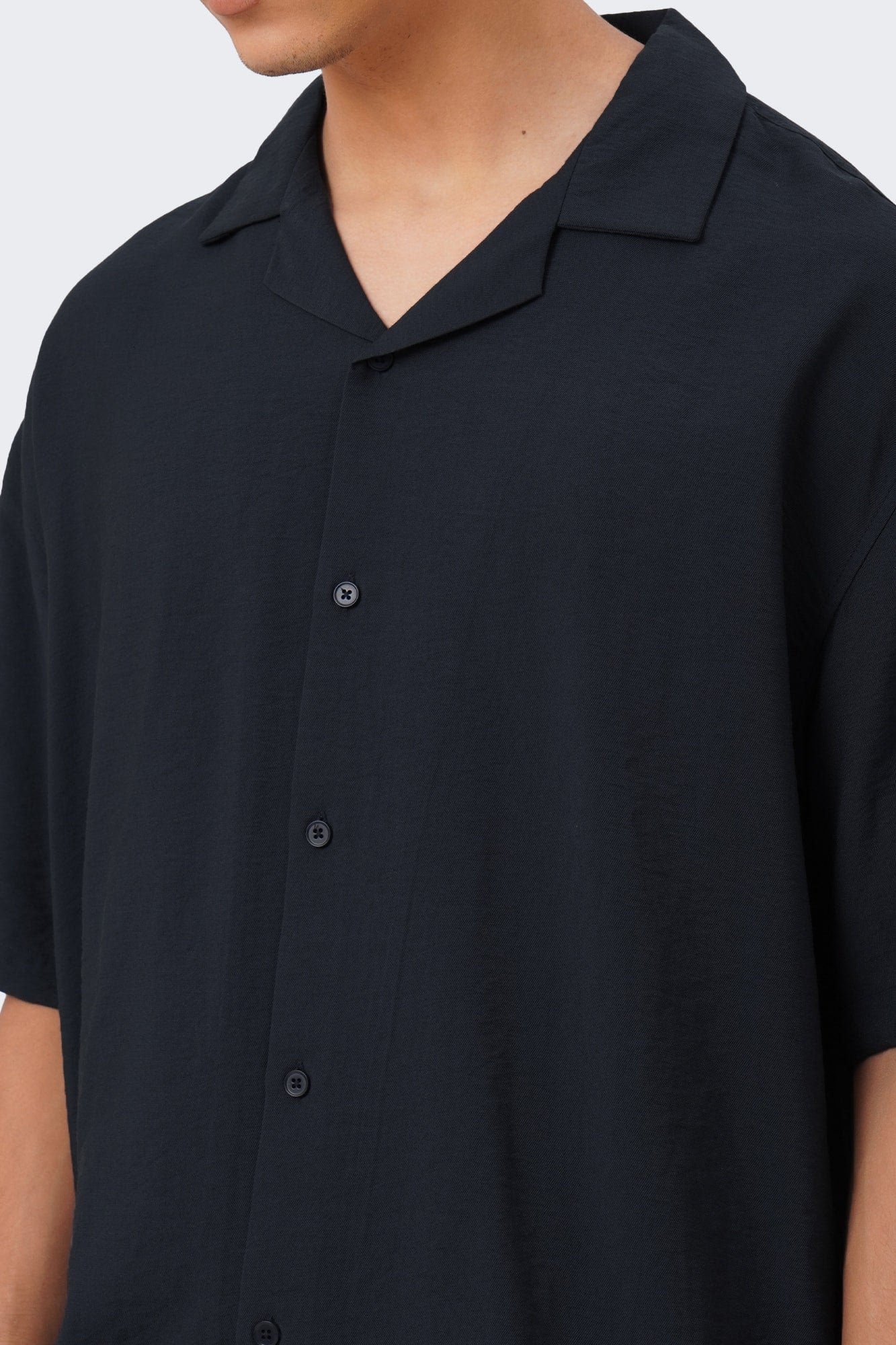 Men's Breezy Notch Collar Short Sleeve Shirt