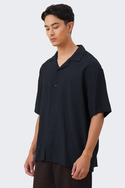 Men's Breezy Notch Collar Short Sleeve Shirt