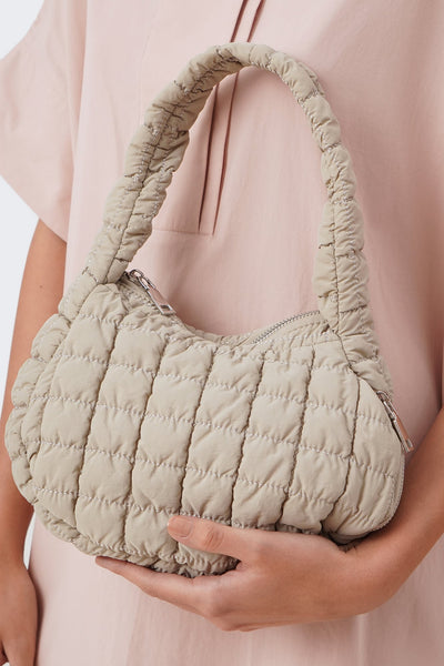 Women's Quilted Mini Shoulder Bag