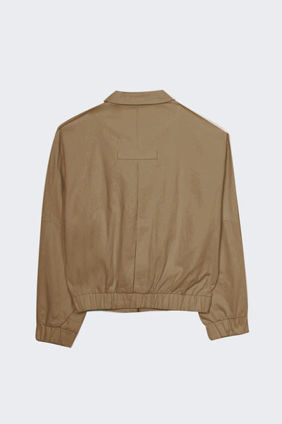 Men's Cropped Back Pleat Jacket