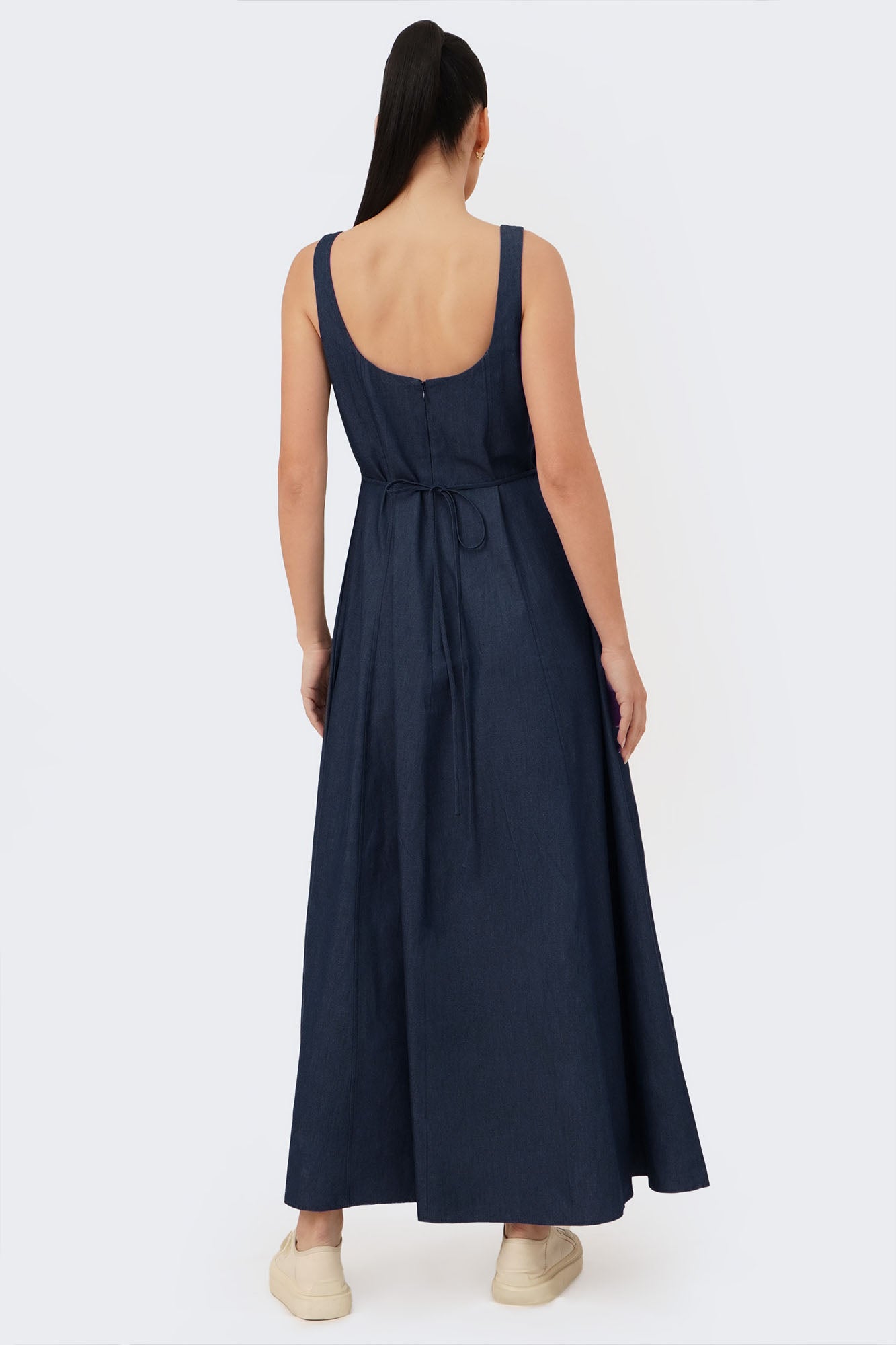 Women's Panel Maxi Dress - The Denim Standard