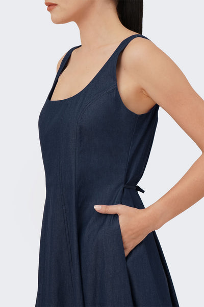 Women's Panel Maxi Dress - The Denim Standard