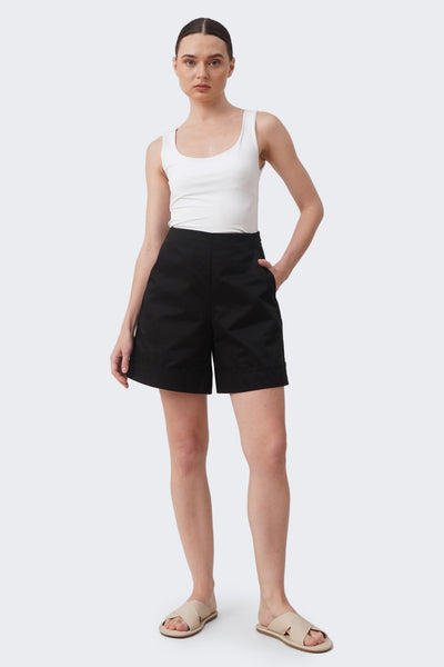 Women's Turn Up Cuffs High-Waisted Shorts