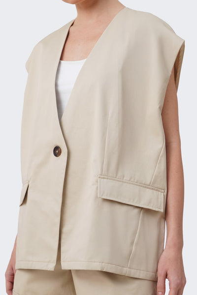 Women's Oversized Wrap Vest