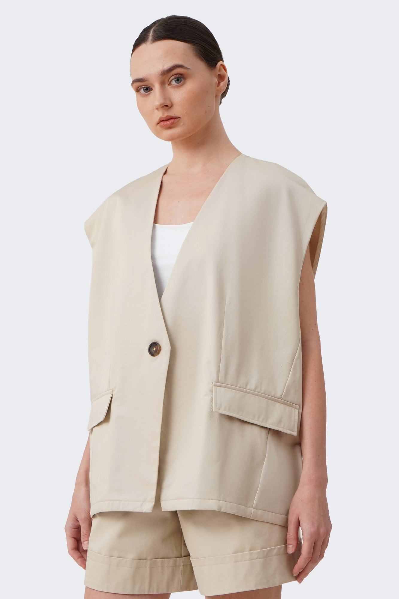 Women's Oversized Wrap Vest