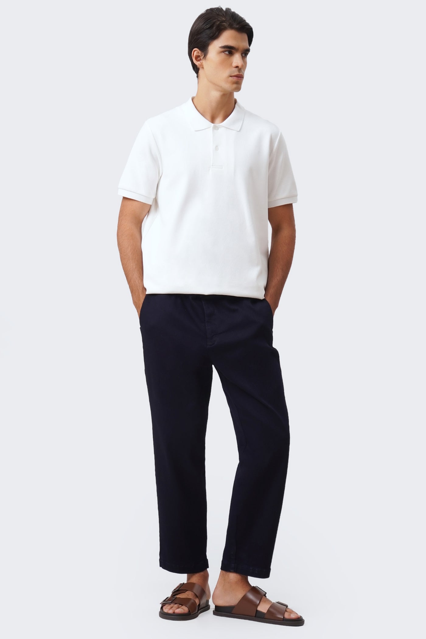 Men's French Terry Polo