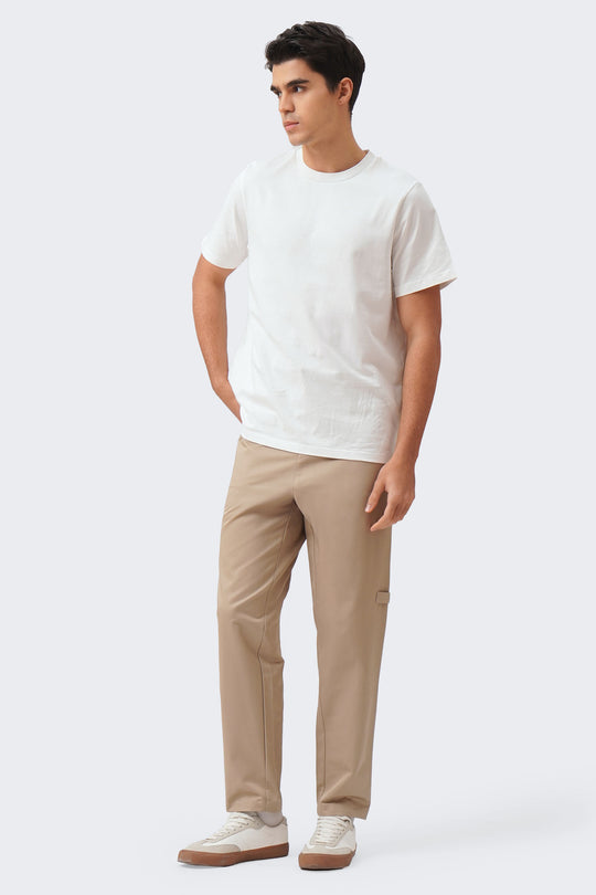パンツ ok.soon 1tuck casual slacks khaki 1tuck casual slacks khaki | ok.soon