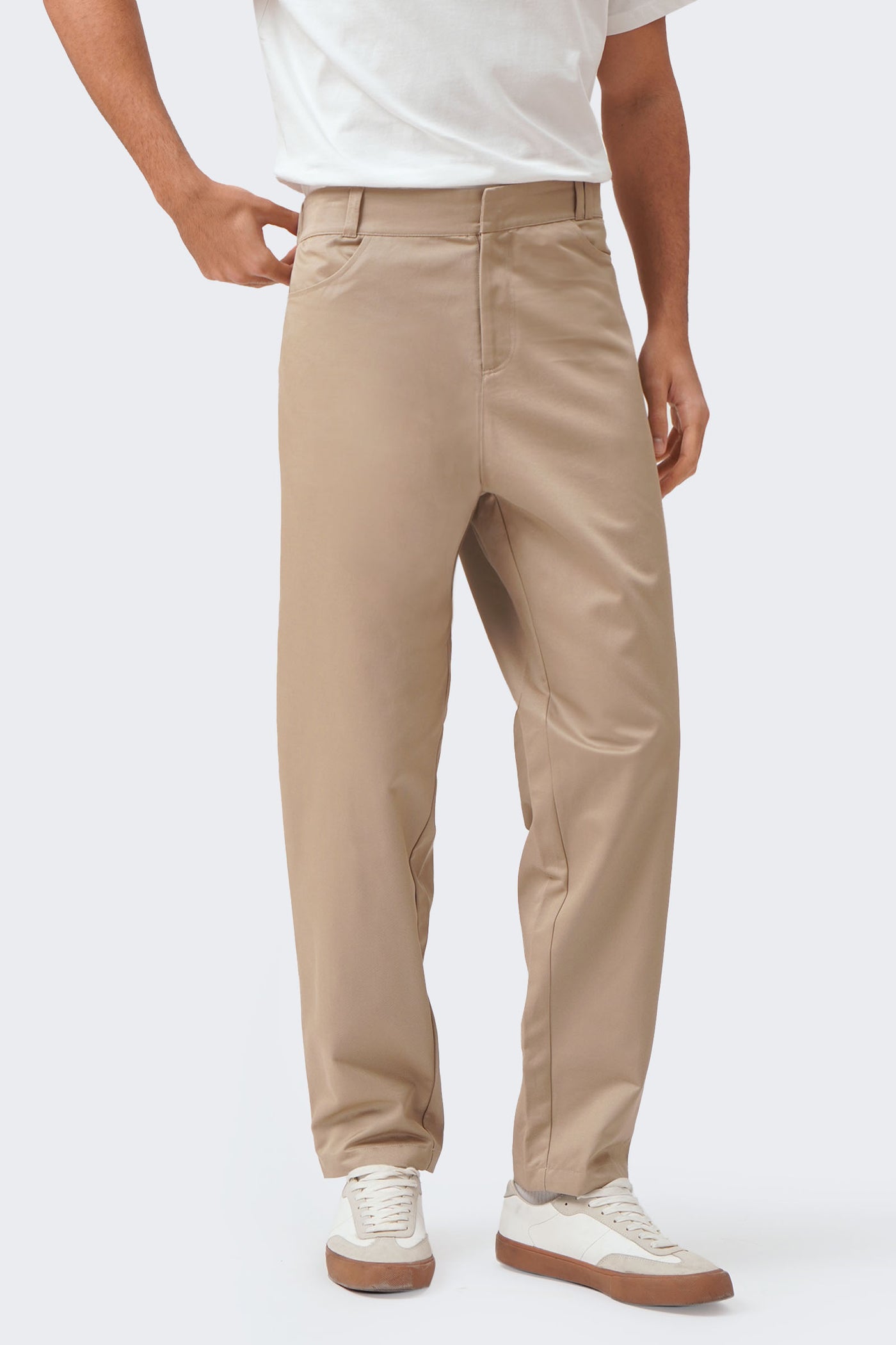 Men's Relaxed Fit Straight Cut Trousers