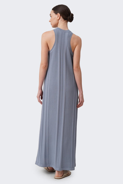 Women's Irregular Stripe Racer Maxi Dress