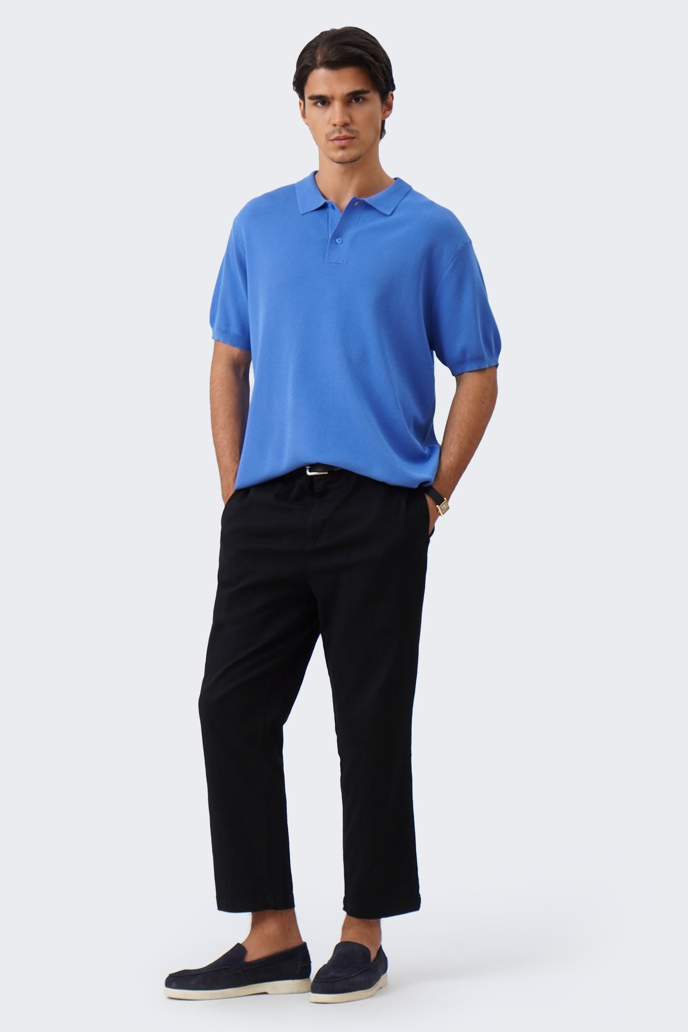 Men's Light Knit Polo