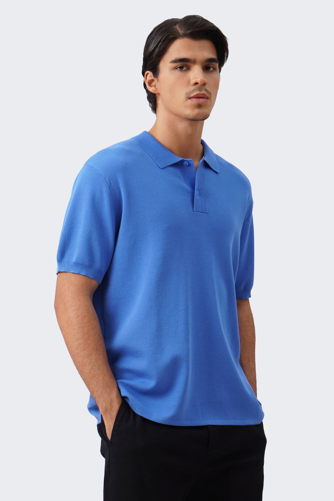 Men's Light Knit Polo