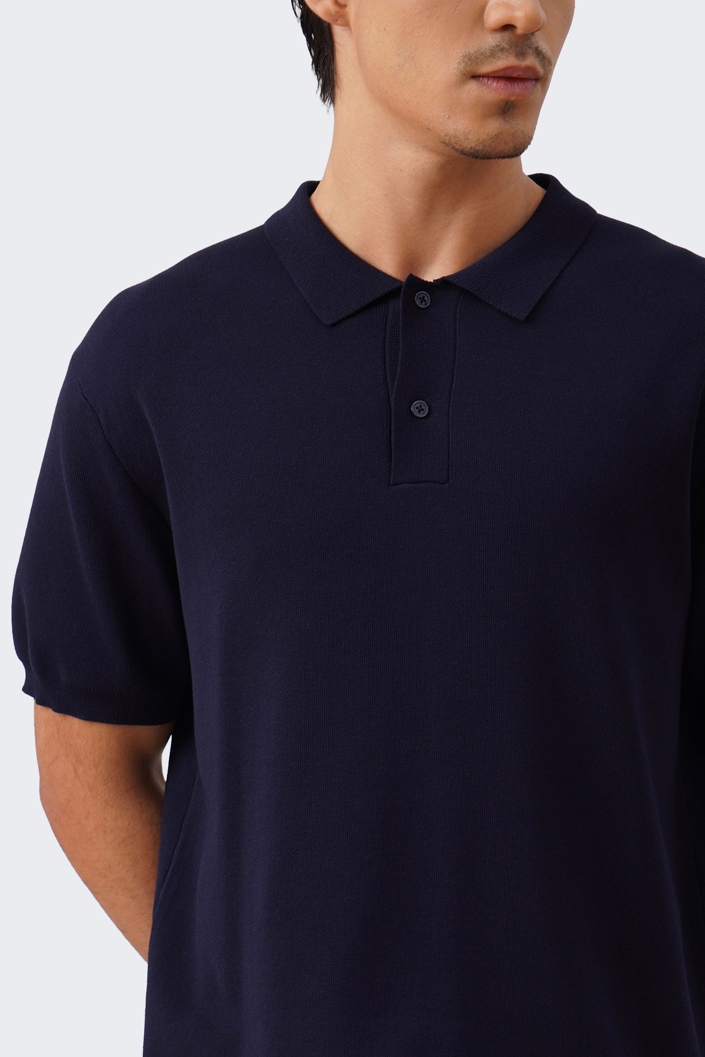 Men's Light Knit Polo