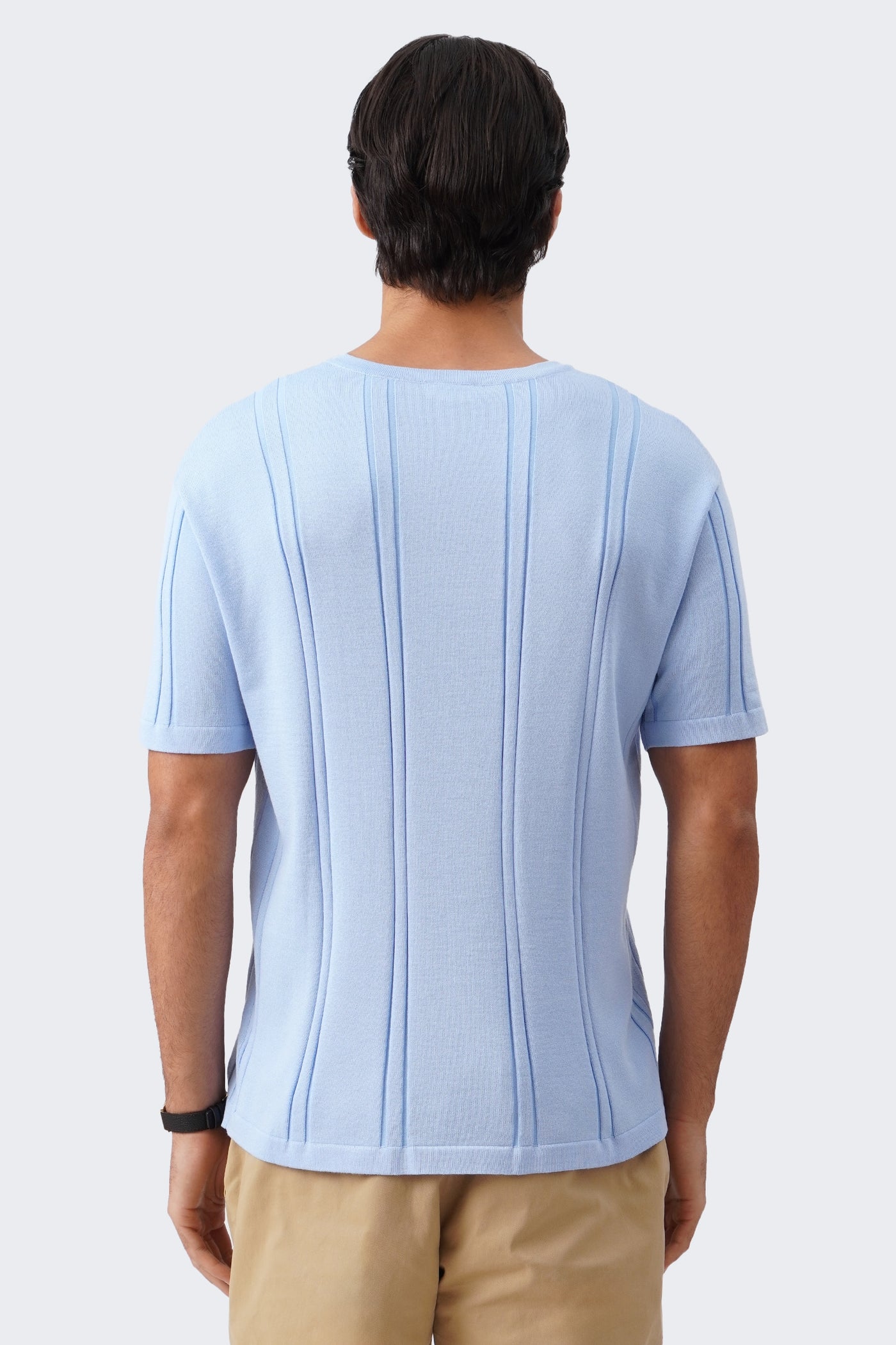 Men's Irregular Knit T-Shirt