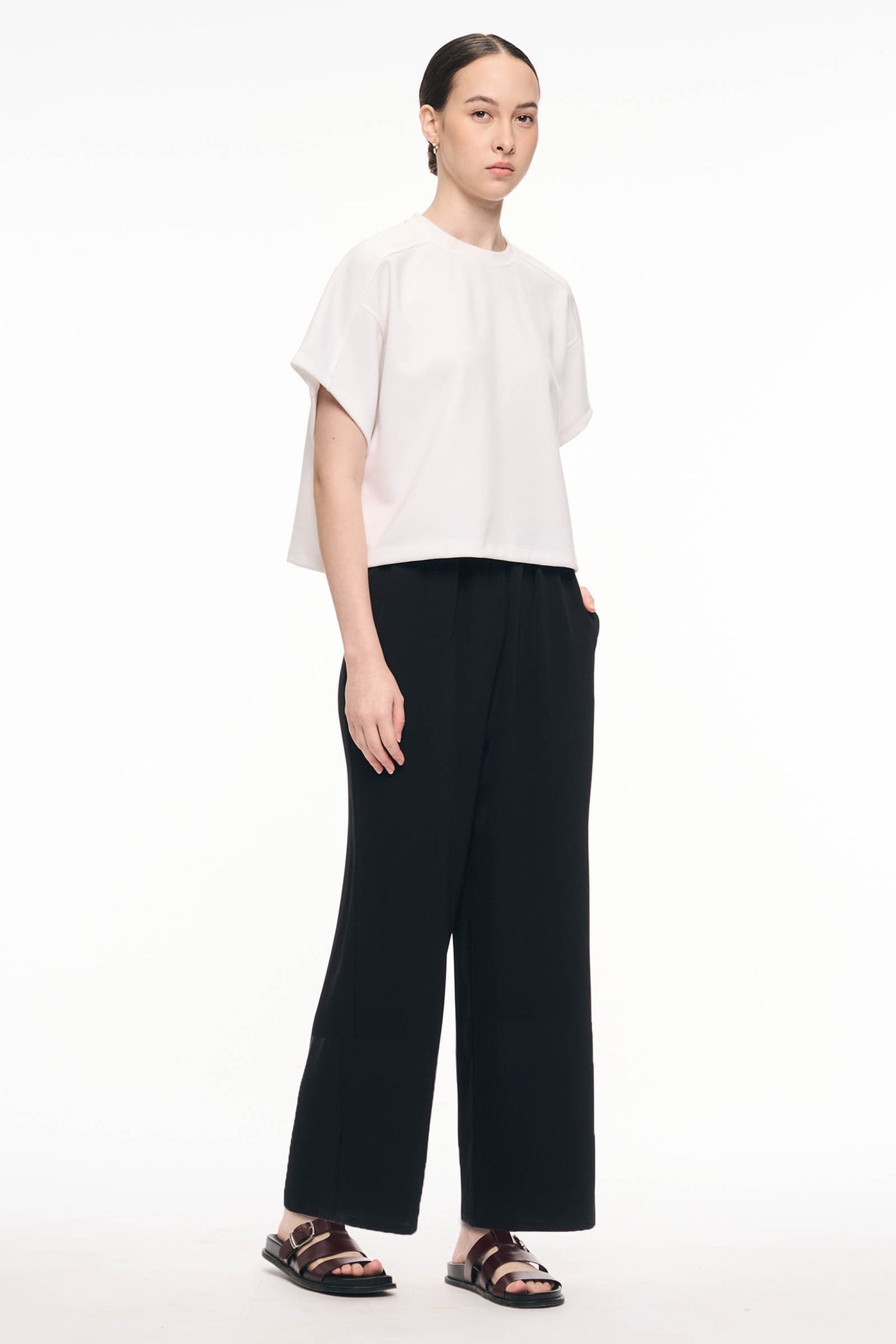 Women's Pull-Up Light Straight Culottes