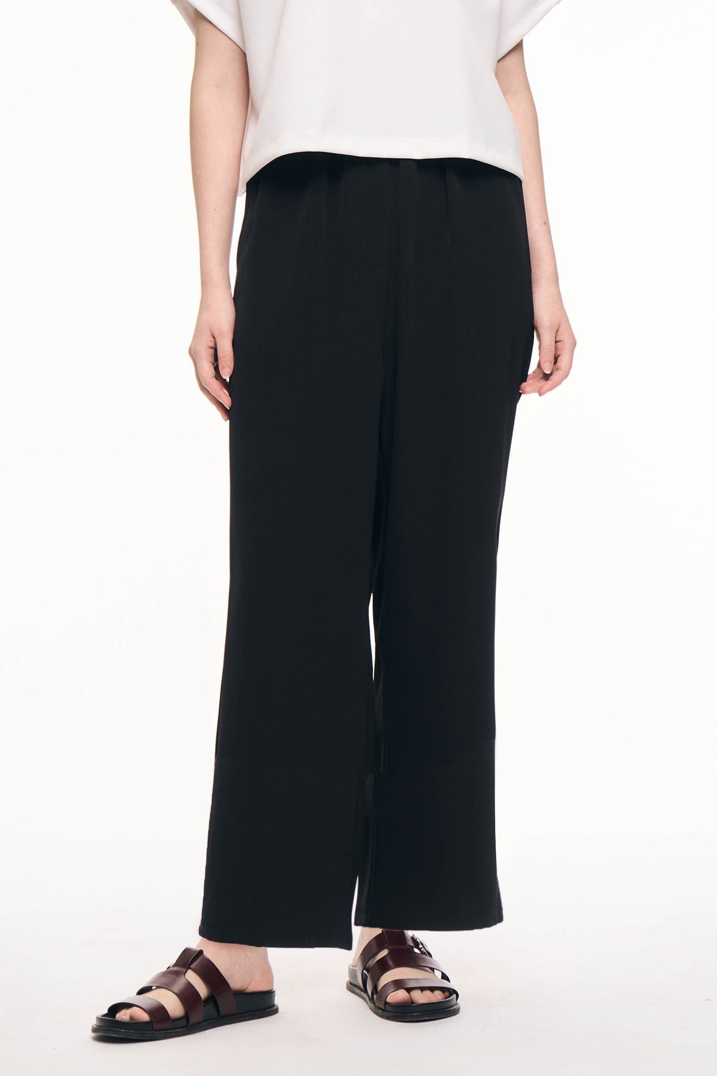 Women's Pull-Up Light Straight Culottes