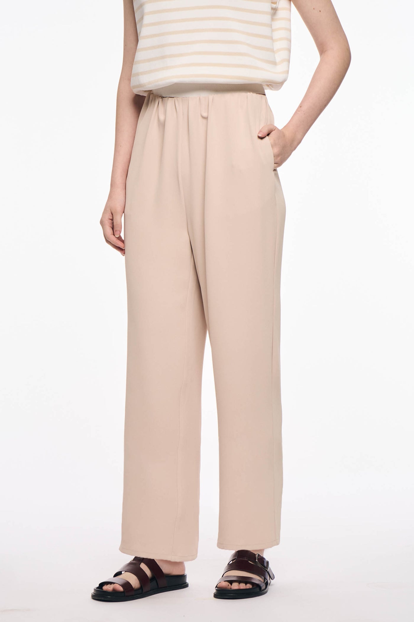 Women's Pull-Up Light Straight Culottes