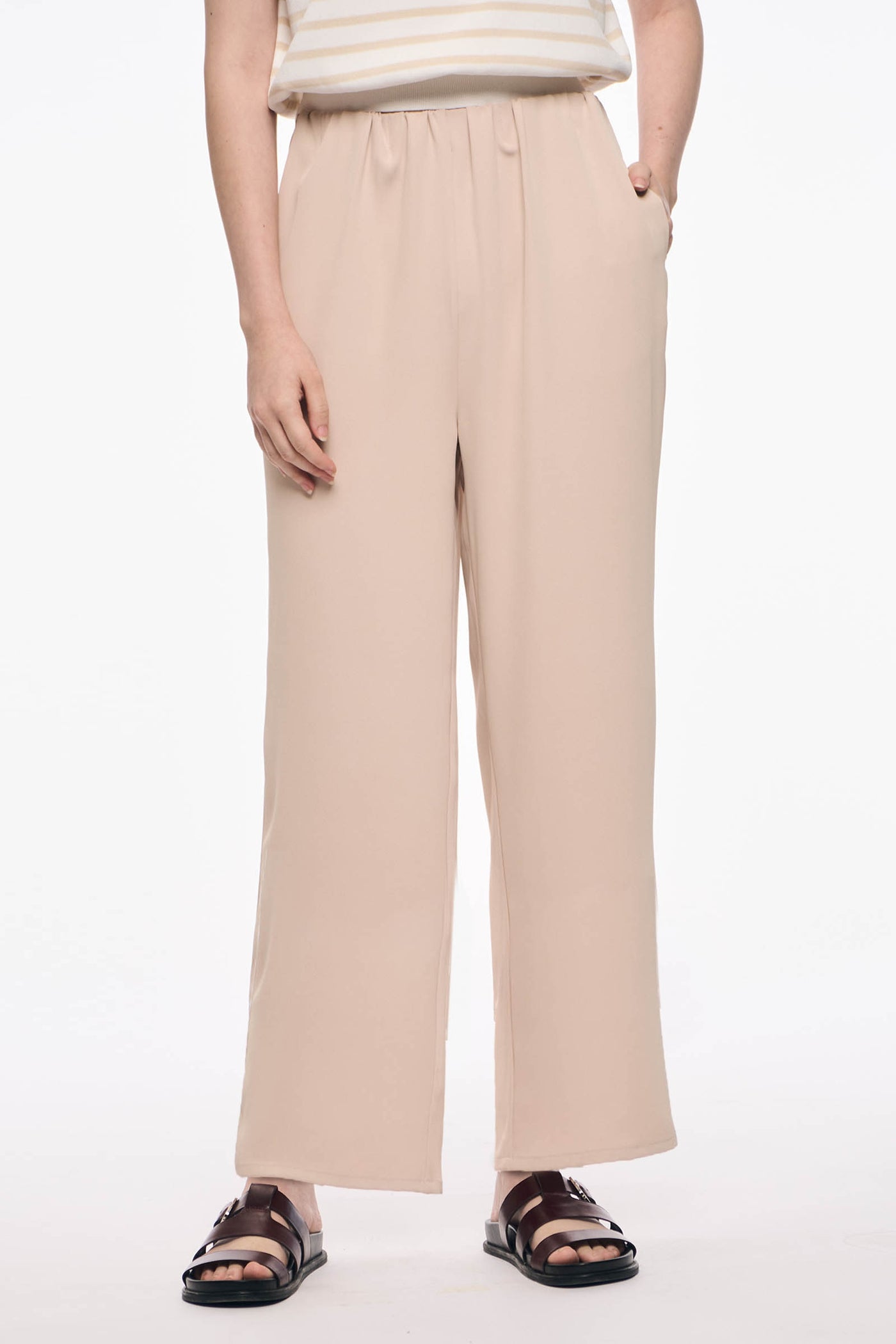 Women's Pull-Up Light Straight Culottes