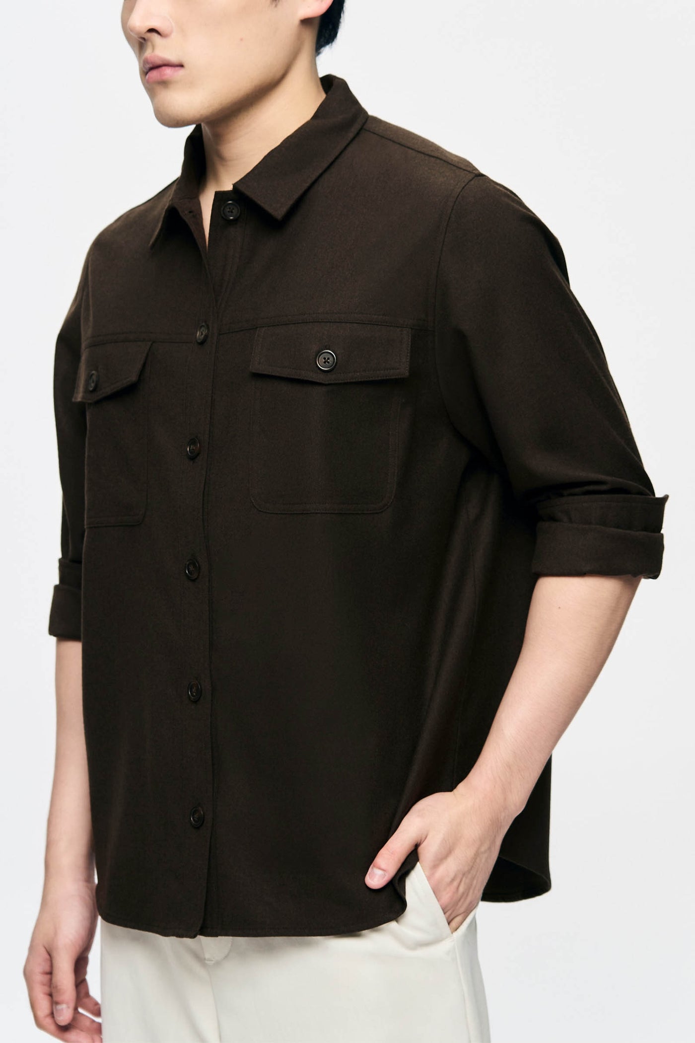 Men's Overshirt With Pockets