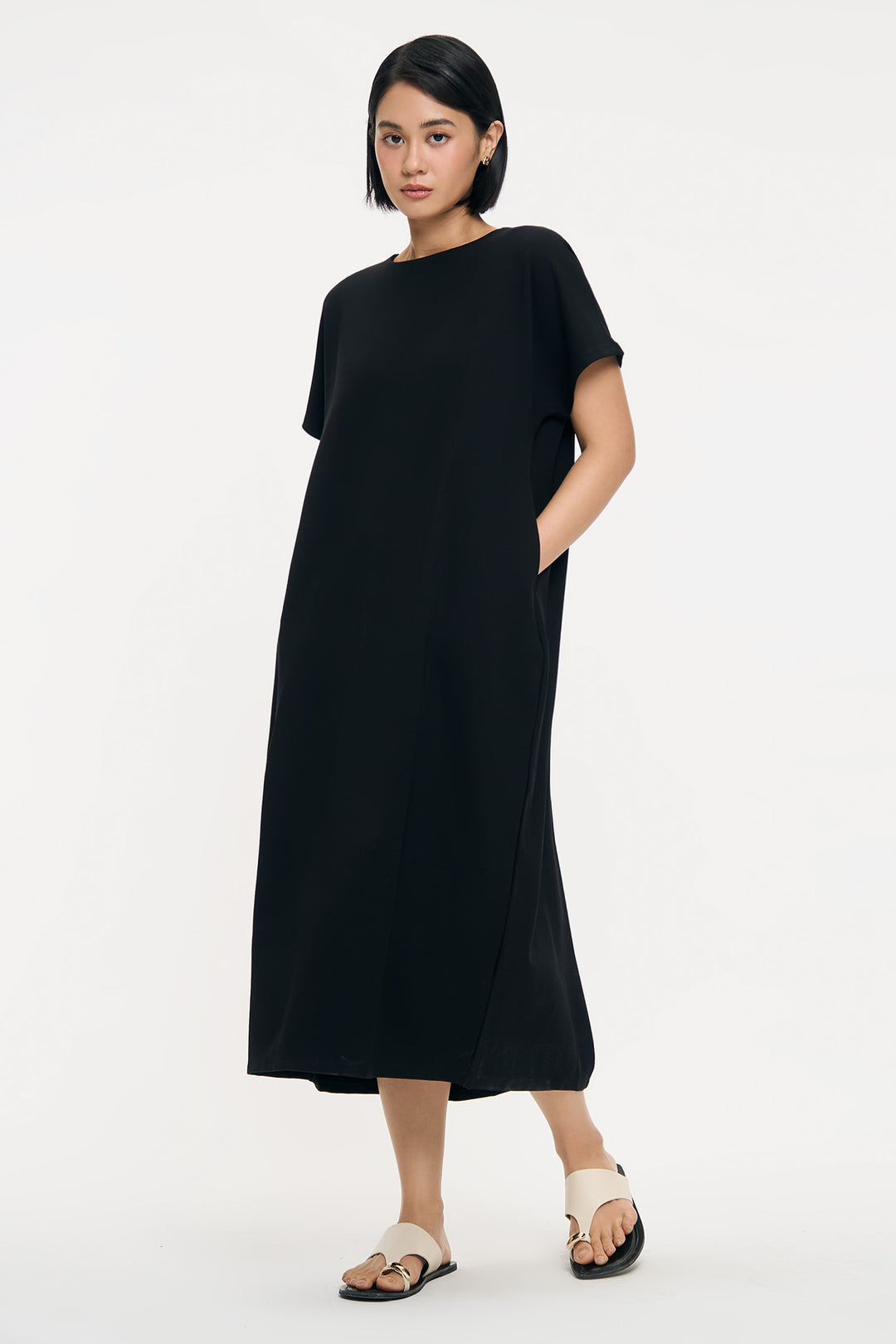 barrel midi dress Women's Barrel Midi Dress – BOCU Lifestyle